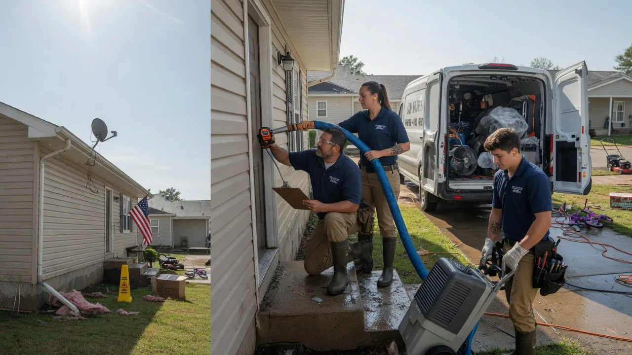 Ceiling Water Damage Restoration in Beaumont, KS near me
